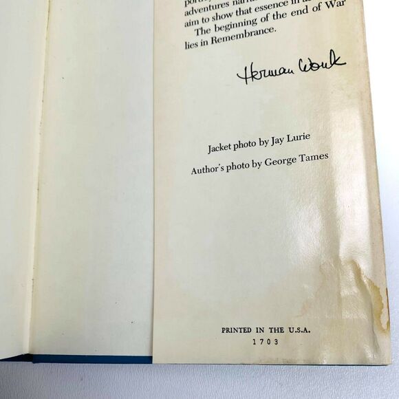 Herman Wouk  Vol 1 & 2 The War And Remembrance Book Club Edition Copyright 1978 - Picture 6 of 10